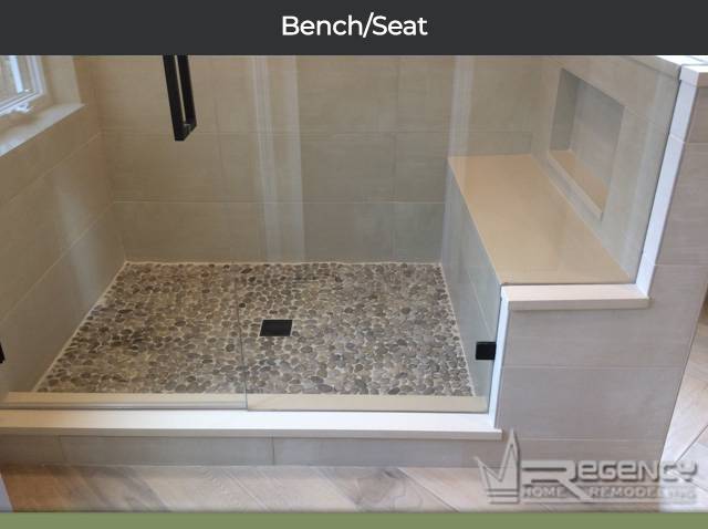 Quartz discount shower bench